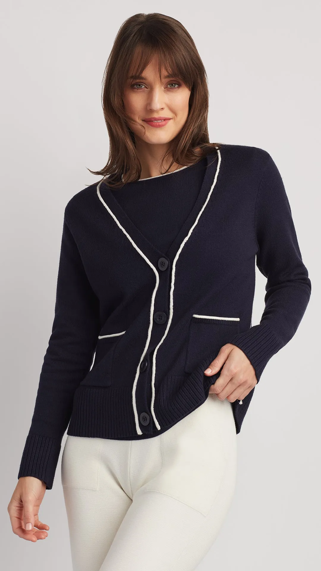 DEMI 4-BUTTON CARDIGAN