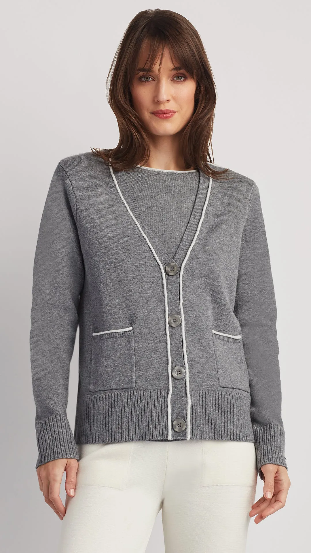 DEMI 4-BUTTON CARDIGAN