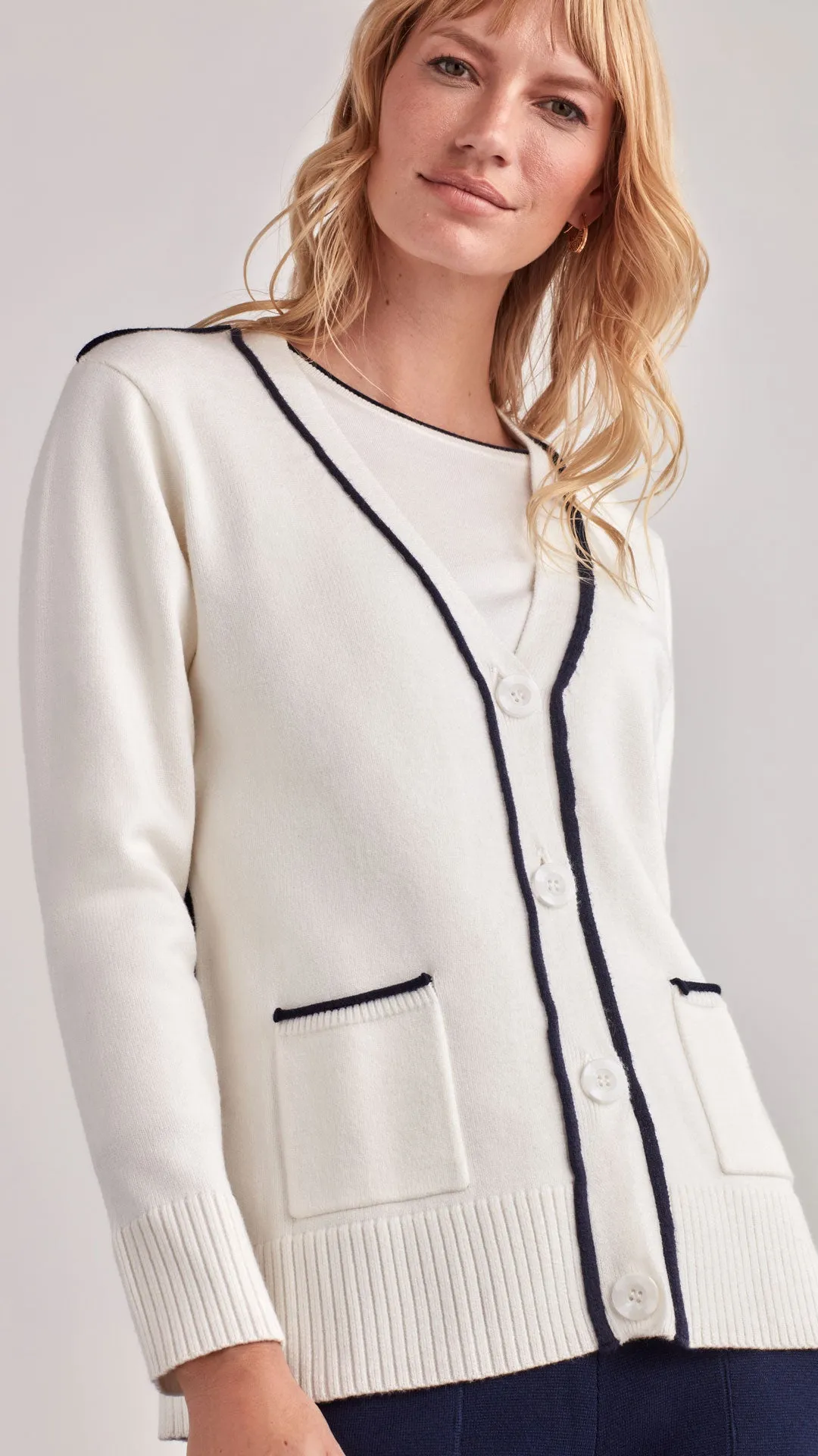 DEMI 4-BUTTON CARDIGAN