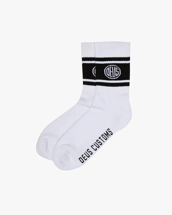 Deus Ex Machina Utility 2 Pack Socks - White