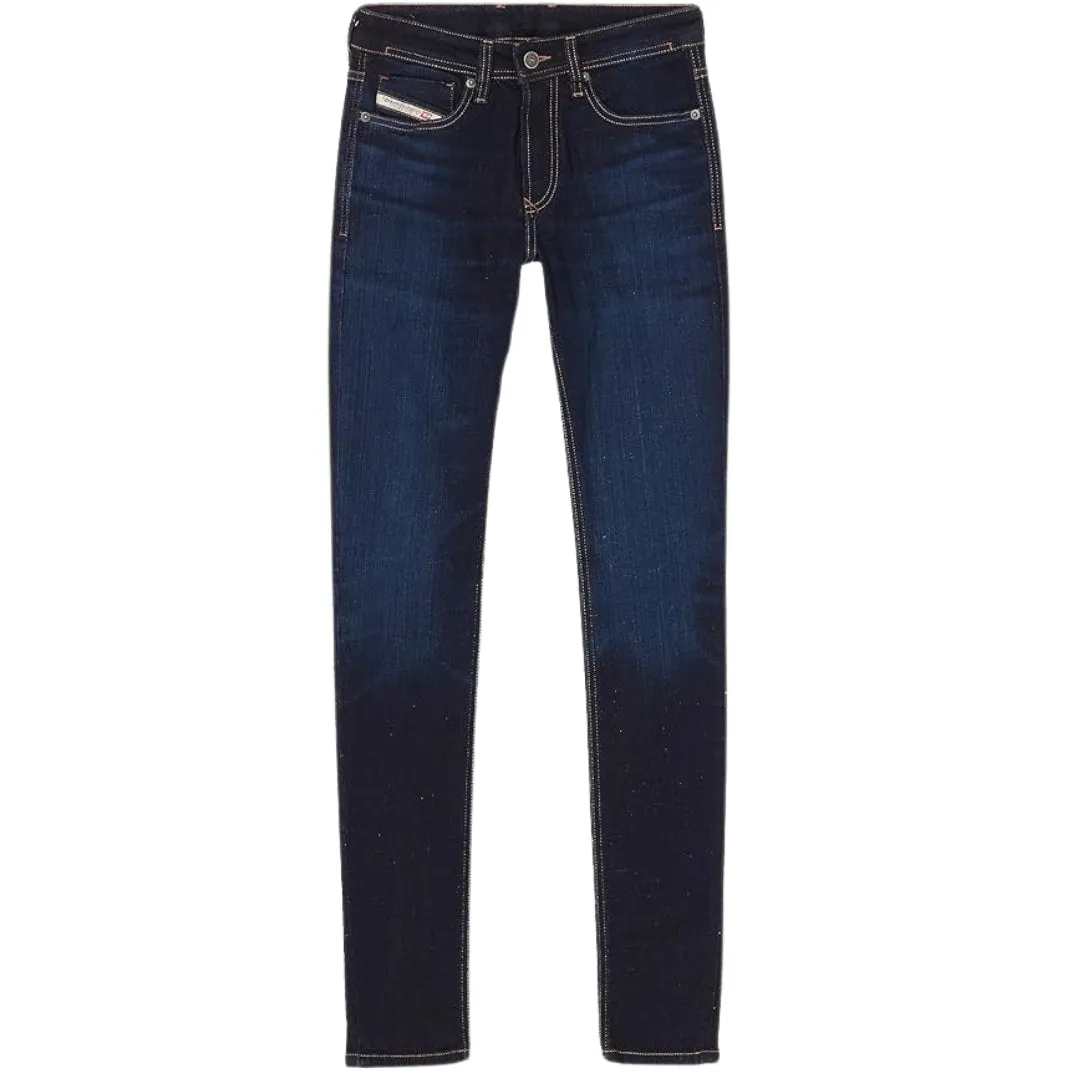 Diesel Sleenker Dark Blue Denim Jeans