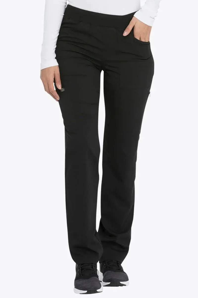 DK135 SAH Dickies Balance Women's Mid Rise Tapered Leg Pant Black