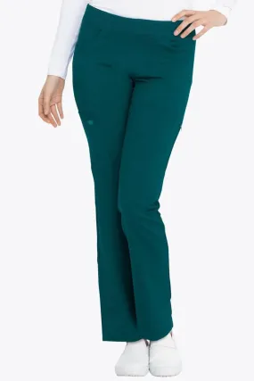 DK135 SAH Dickies Balance Women's Mid Rise Tapered Leg Pant Caribbean Blue