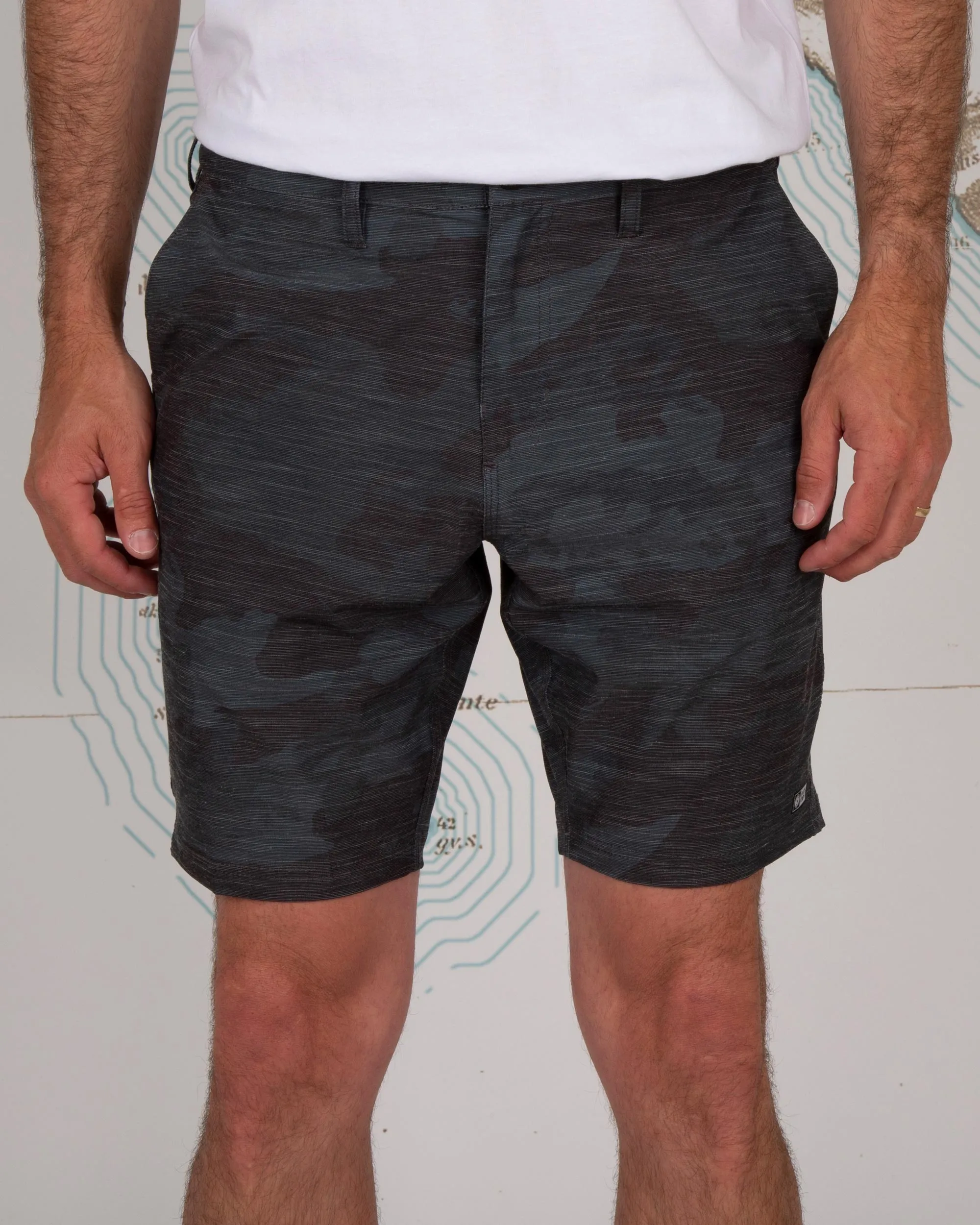 Drifter 19" Black Camo Hybrid Walkshort