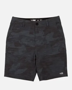 Drifter 2 Boys Black Camo Hybrid Short