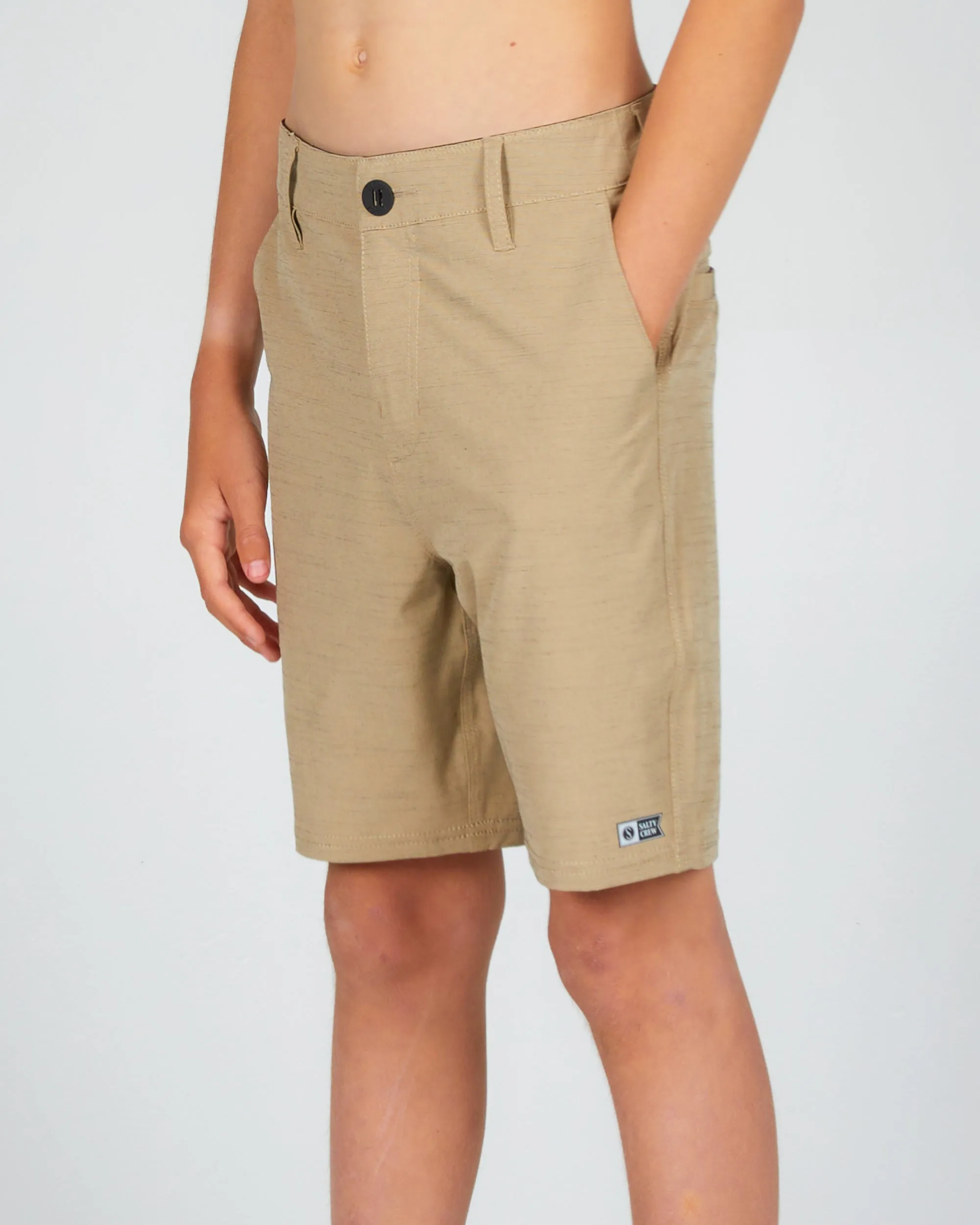 Drifter 2 Khaki Boys Hybrid Short