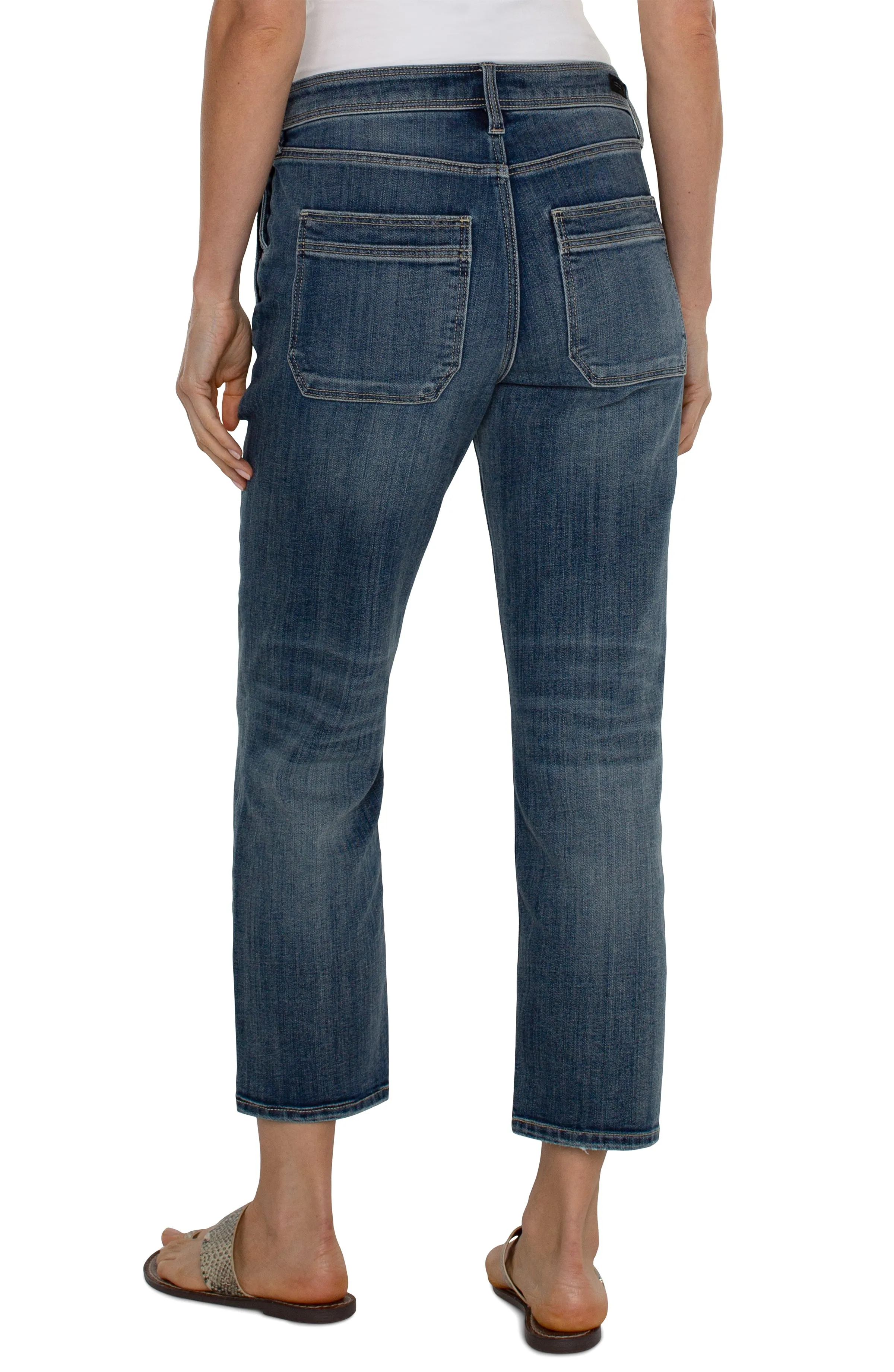 EASY UTILITY JEAN WITH SIDE BUTTON CLOSURE