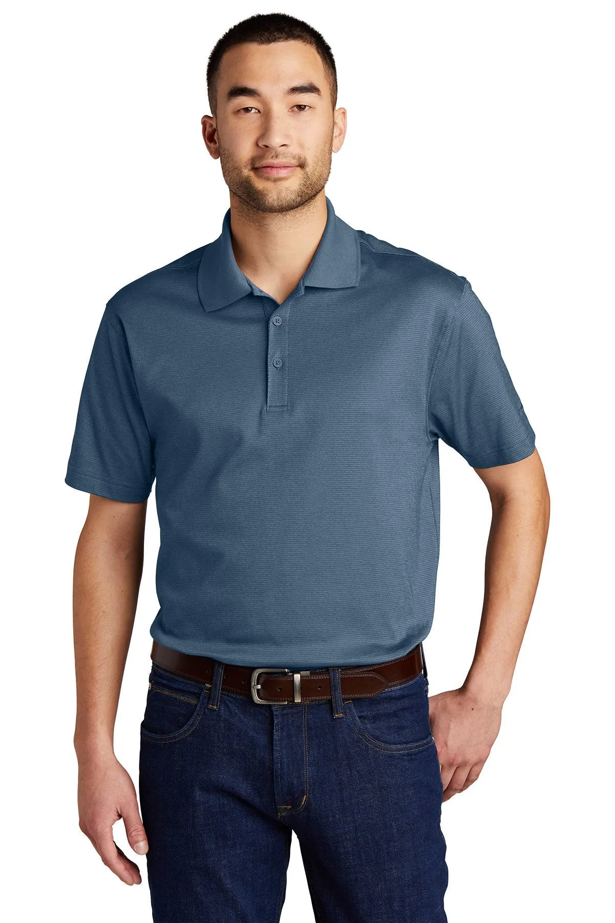 Eddie Bauer Custom Performance Polos, Coast Blue