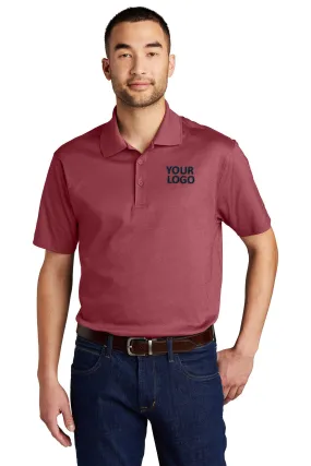 Eddie Bauer Custom Performance Polos, Red Rhubarb