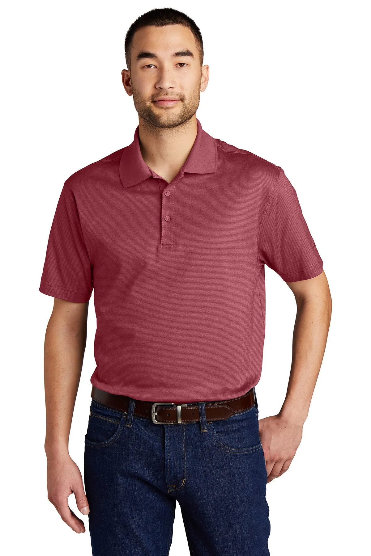 Eddie Bauer Custom Performance Polos, Red Rhubarb