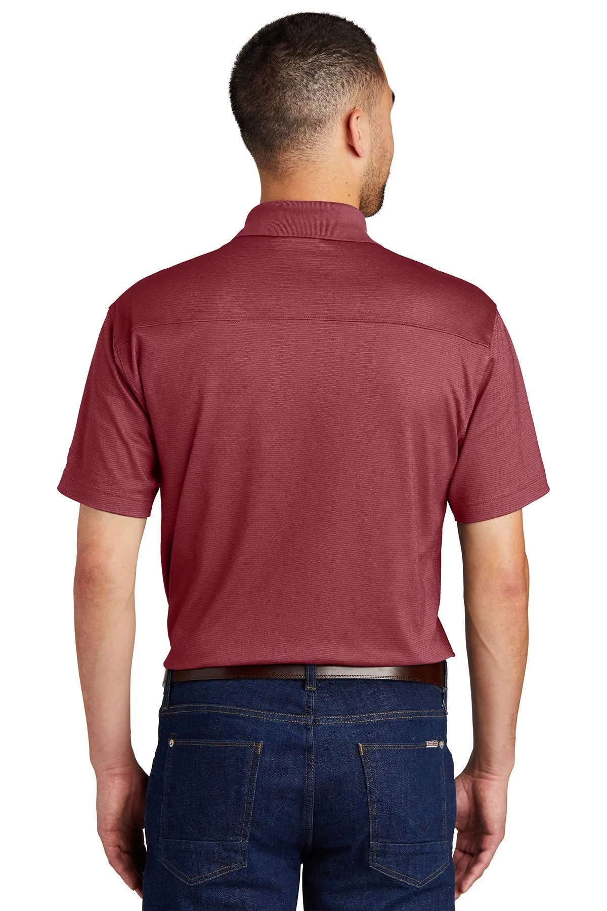 Eddie Bauer Custom Performance Polos, Red Rhubarb