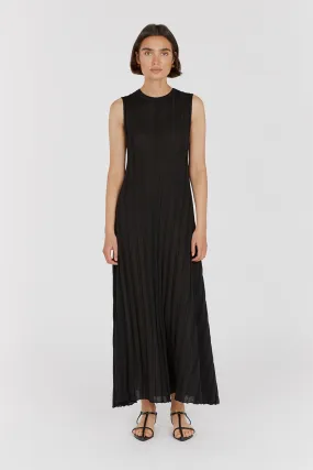 EDEN BLACK SLEEVELESS MAXI DRESS