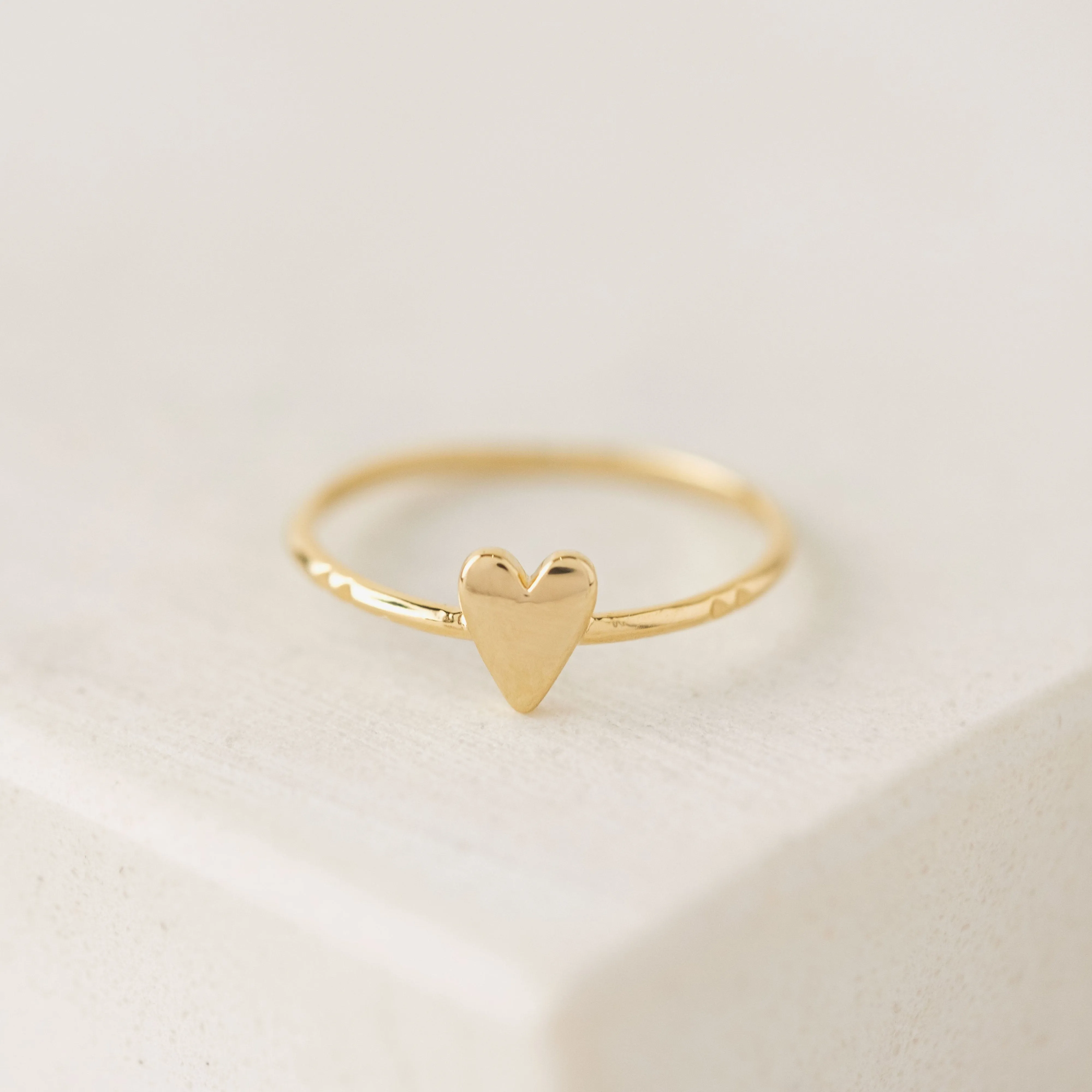 Everly Heart Ring Gold