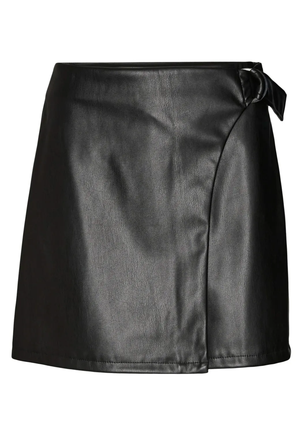 Faux Leather Mini Skirt