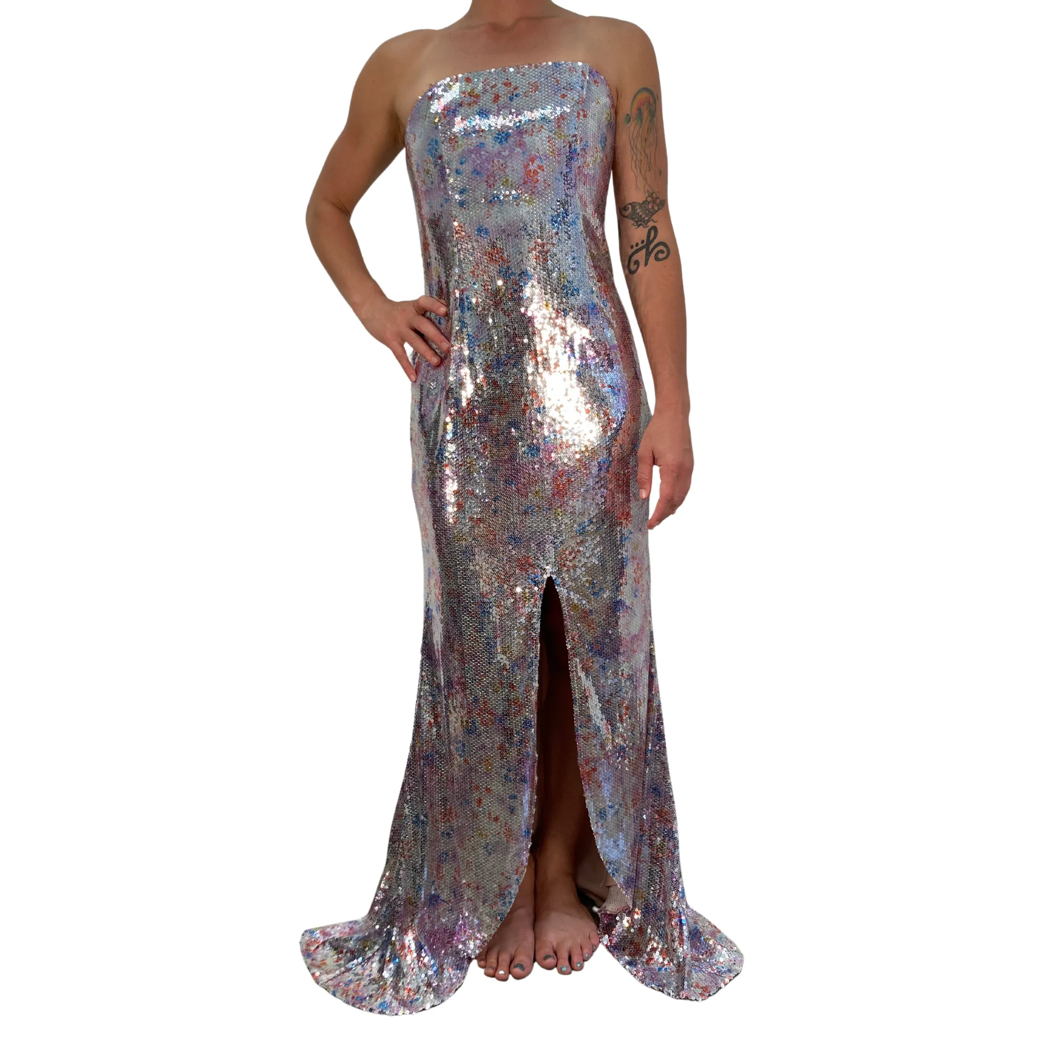 Faviana Couture Sequin Gown