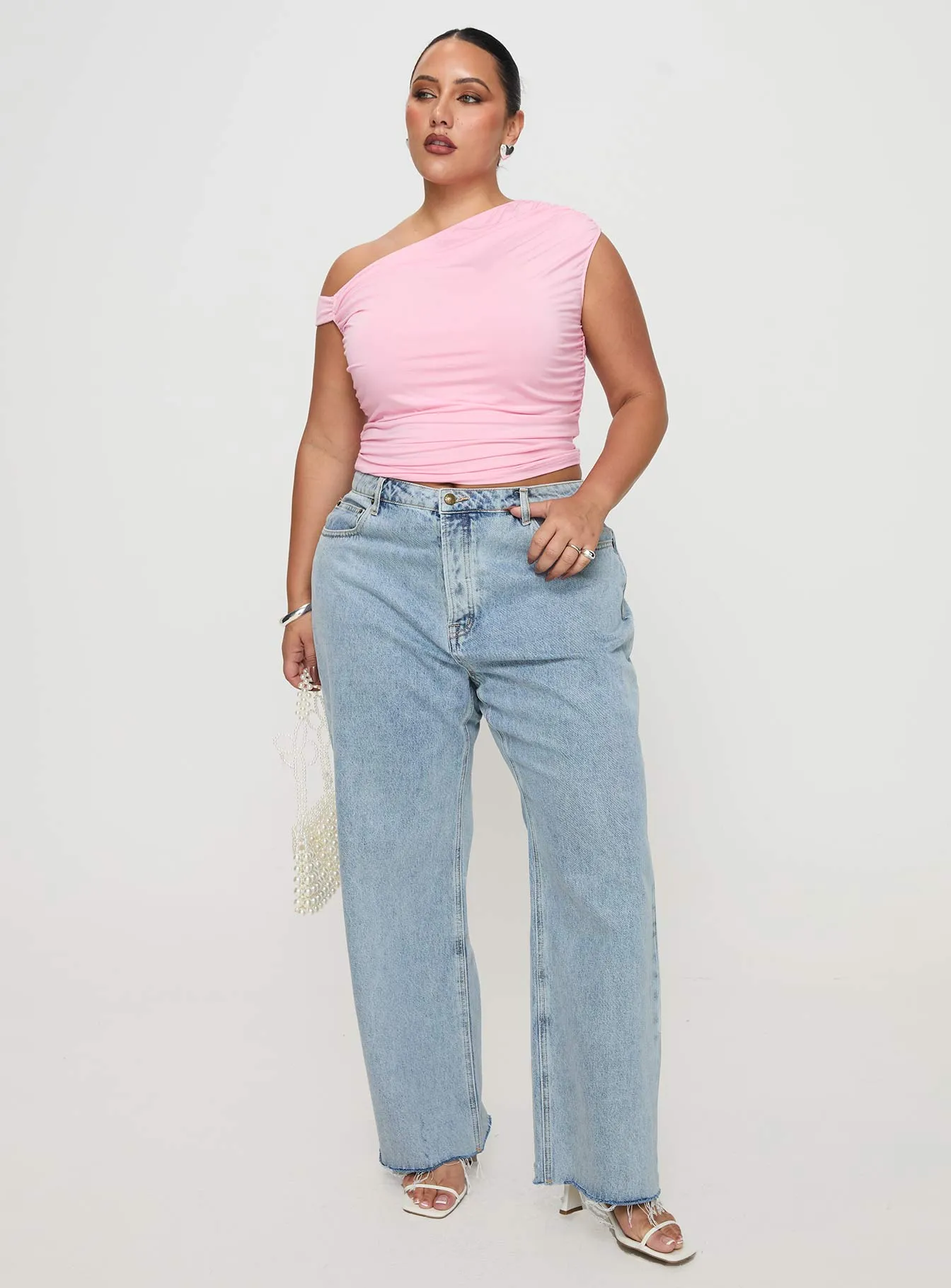 Fawcett Jeans Light Wash Denim Curve