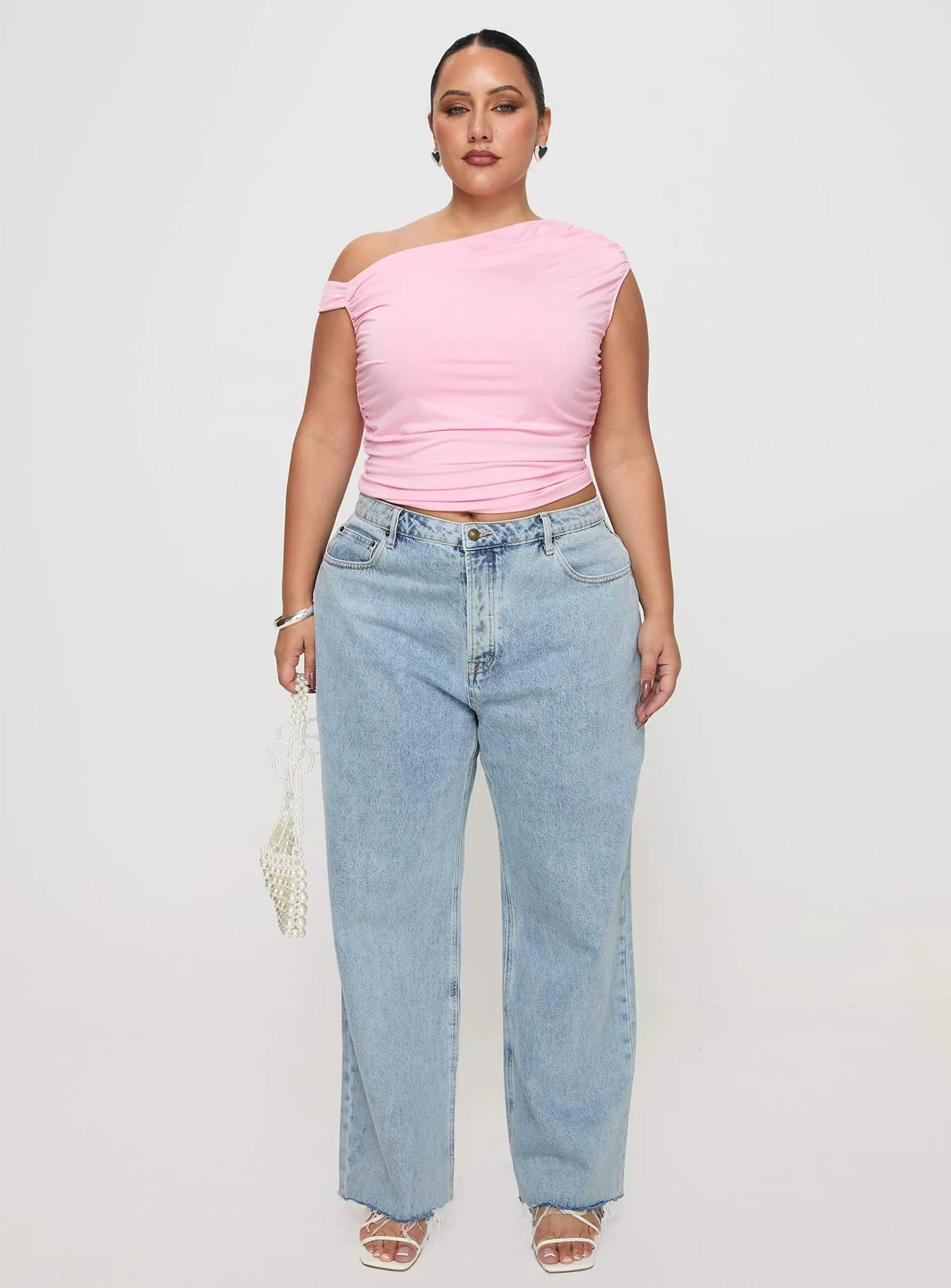 Fawcett Jeans Light Wash Denim Curve