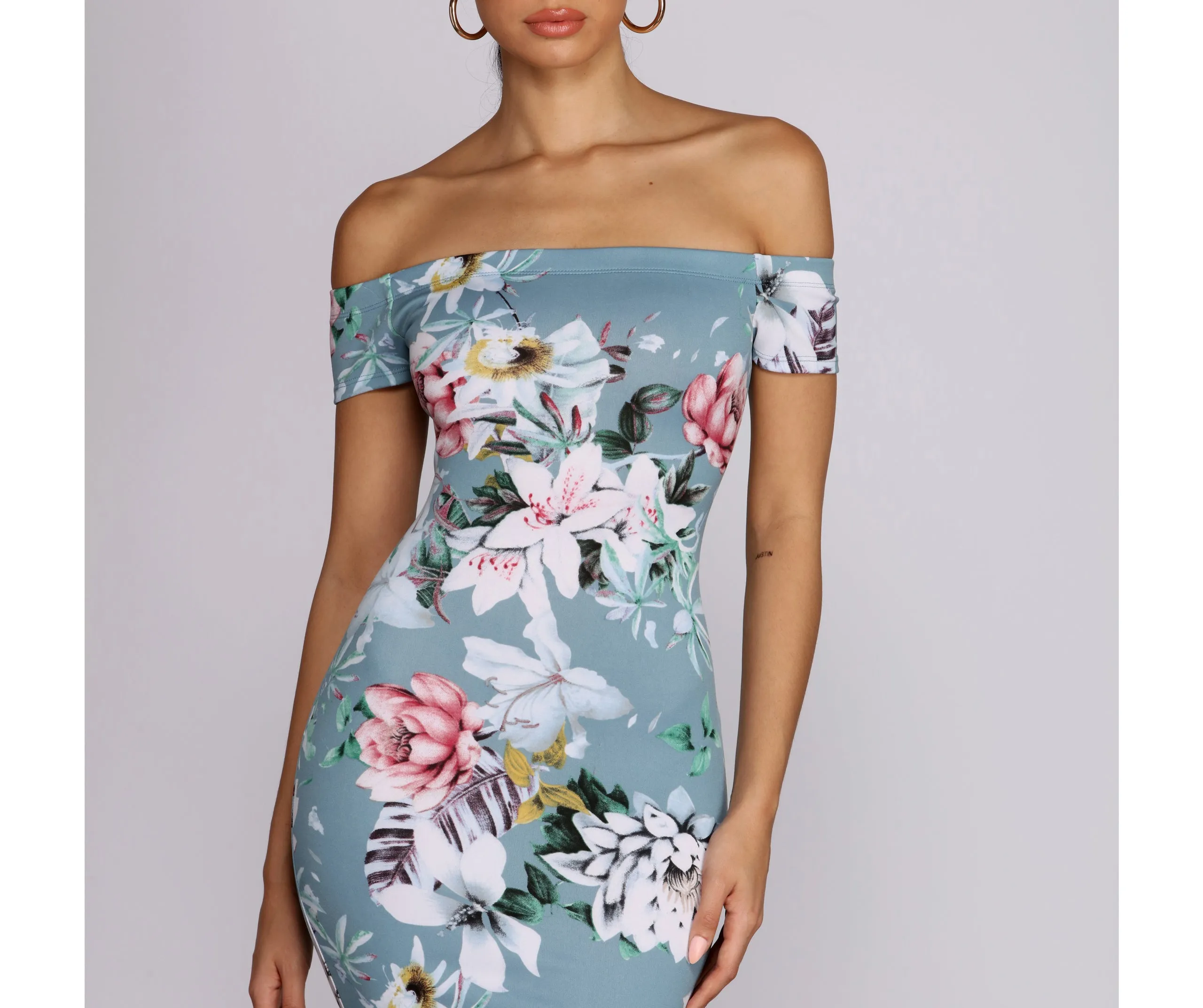 Floral In Love Midi Dress