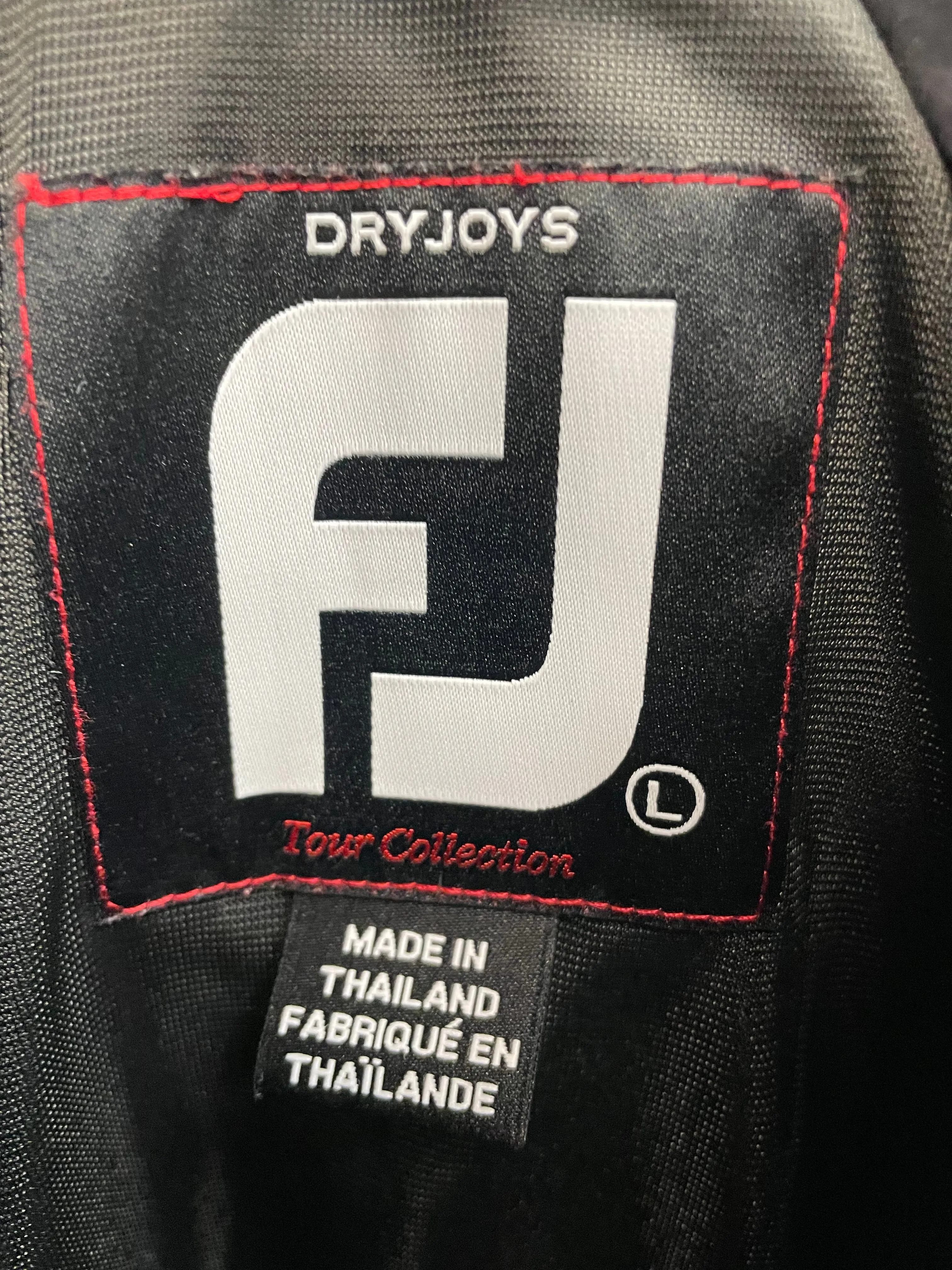 FootJoy Dryjoy Tour Collection 1/2 Zip Pullover Jacket (L)