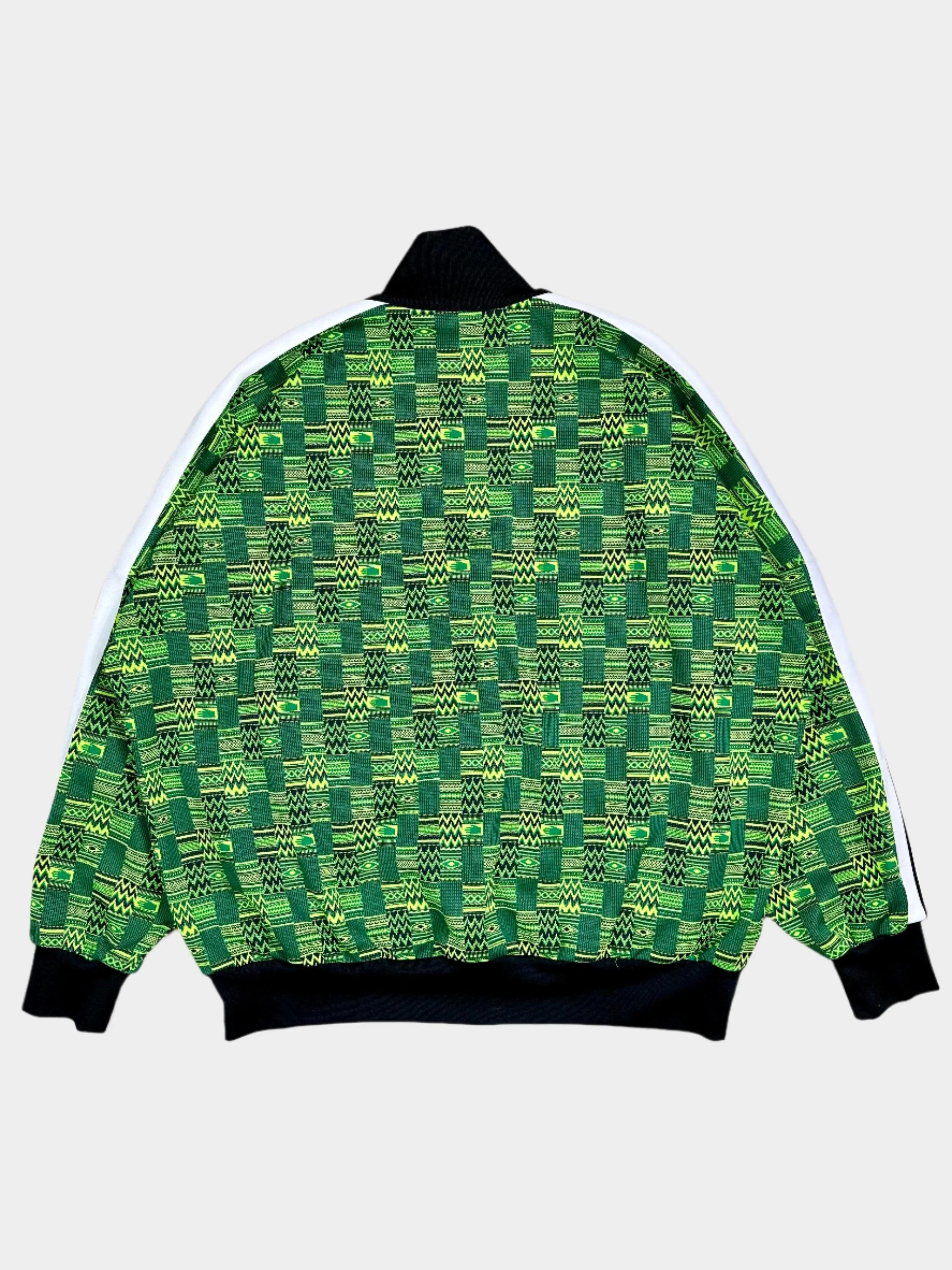 Geometric Jacquard Track Jacket