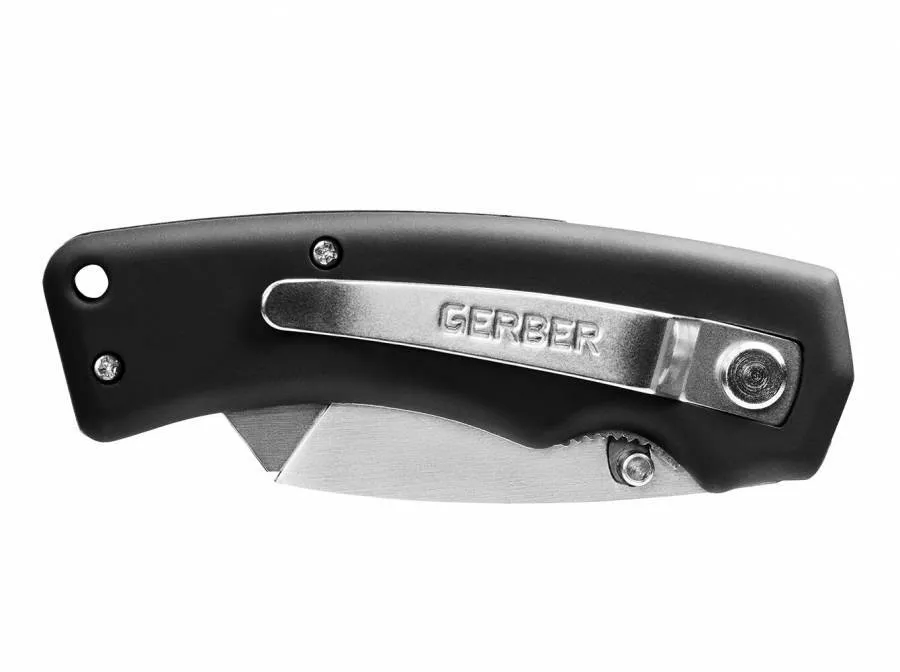 Gerber Edge Utility Knife - Black Rubber Handle