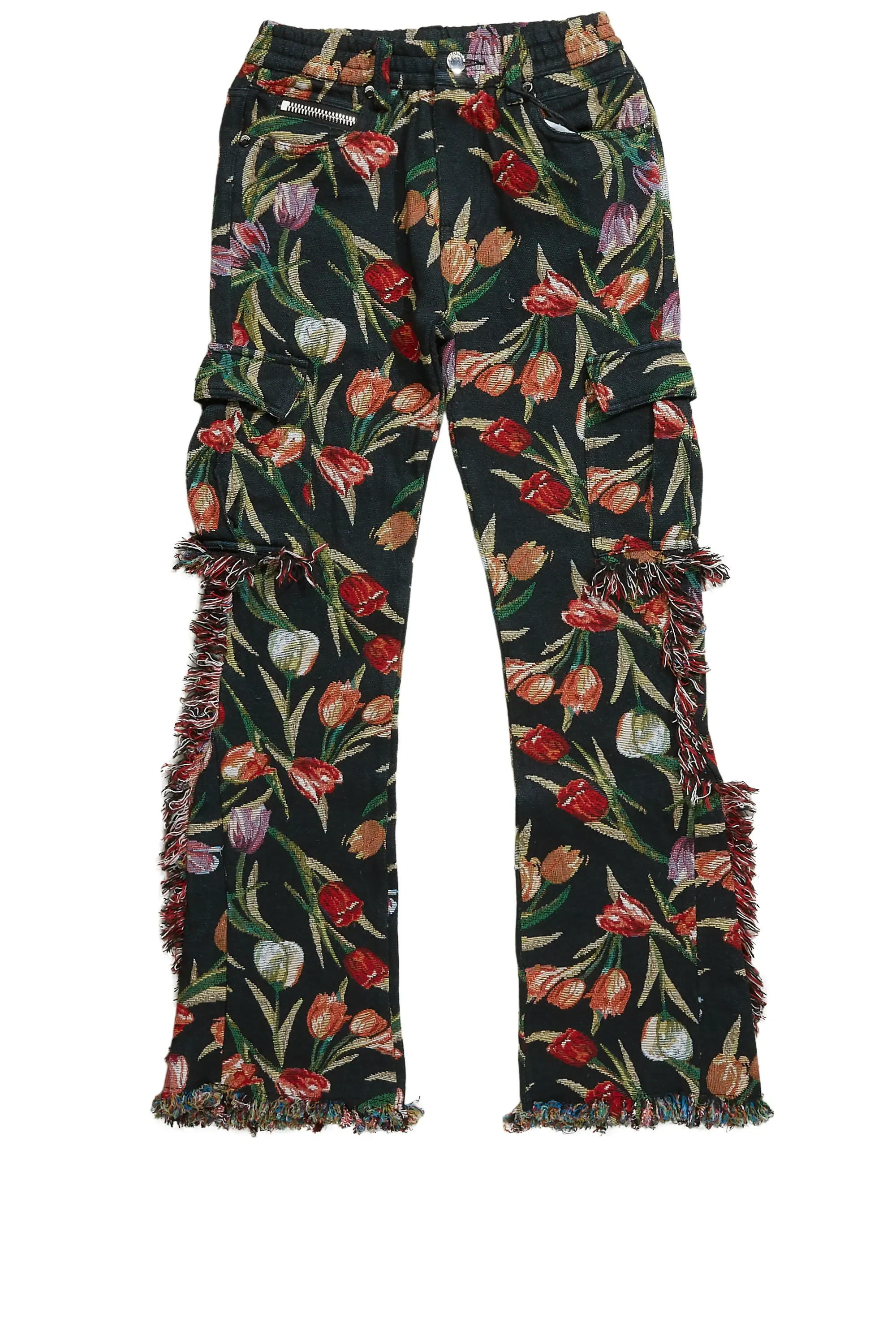 Girls Anaya Black Slim Flare Pants