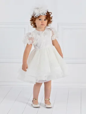 Girl's baptism total dress & Bolero - BASHFUL