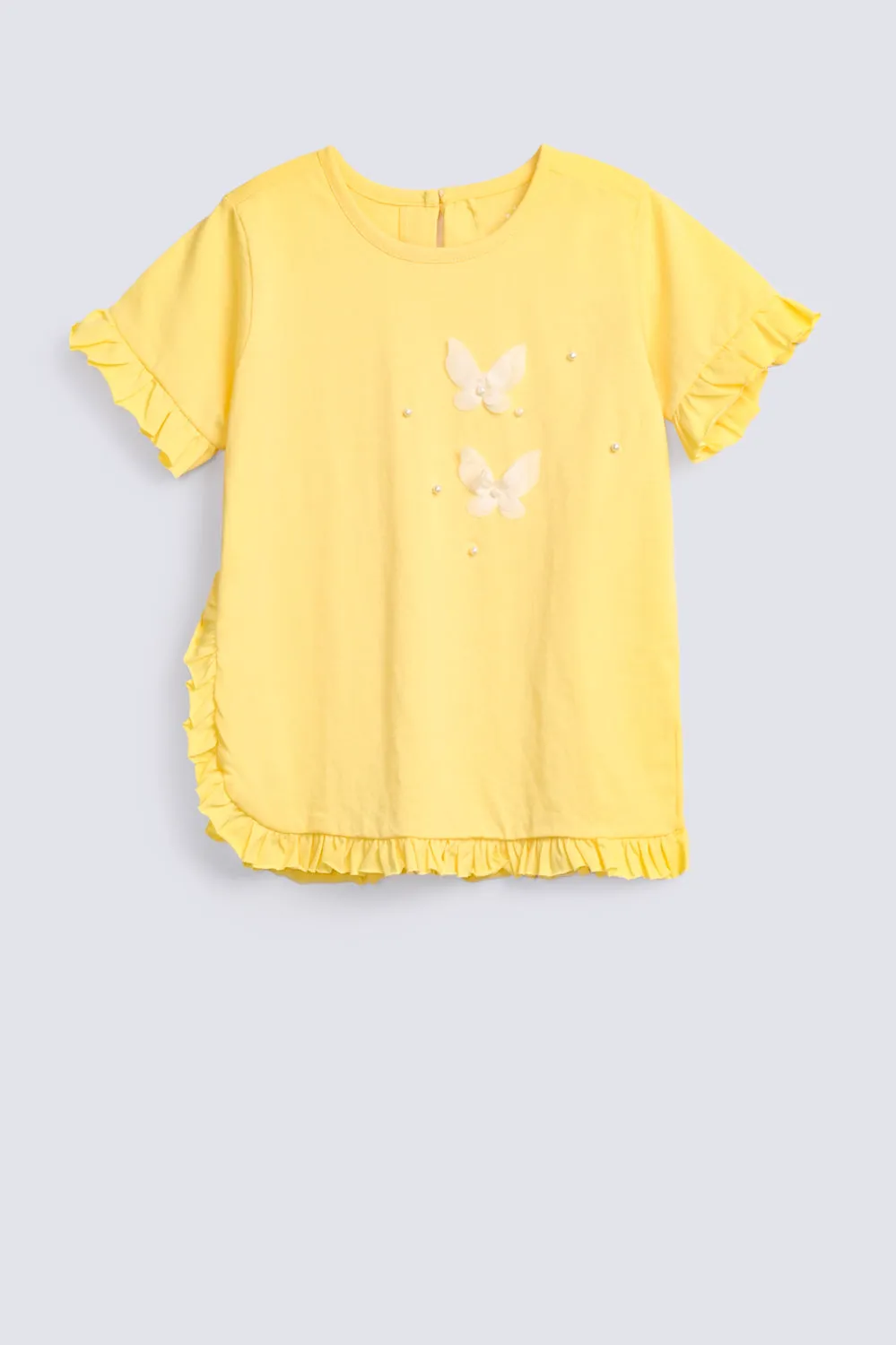 GIRLS EMBELLISHED T SHIRT