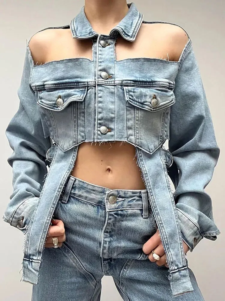 Glasgow Cropped Denim Jacket