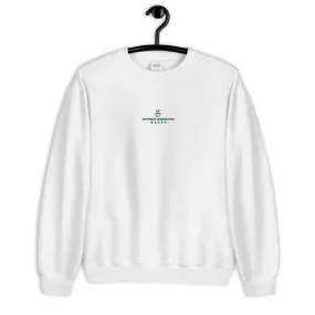 Happy | Embroidered Unisex Sweatshirt | Animal Crossing