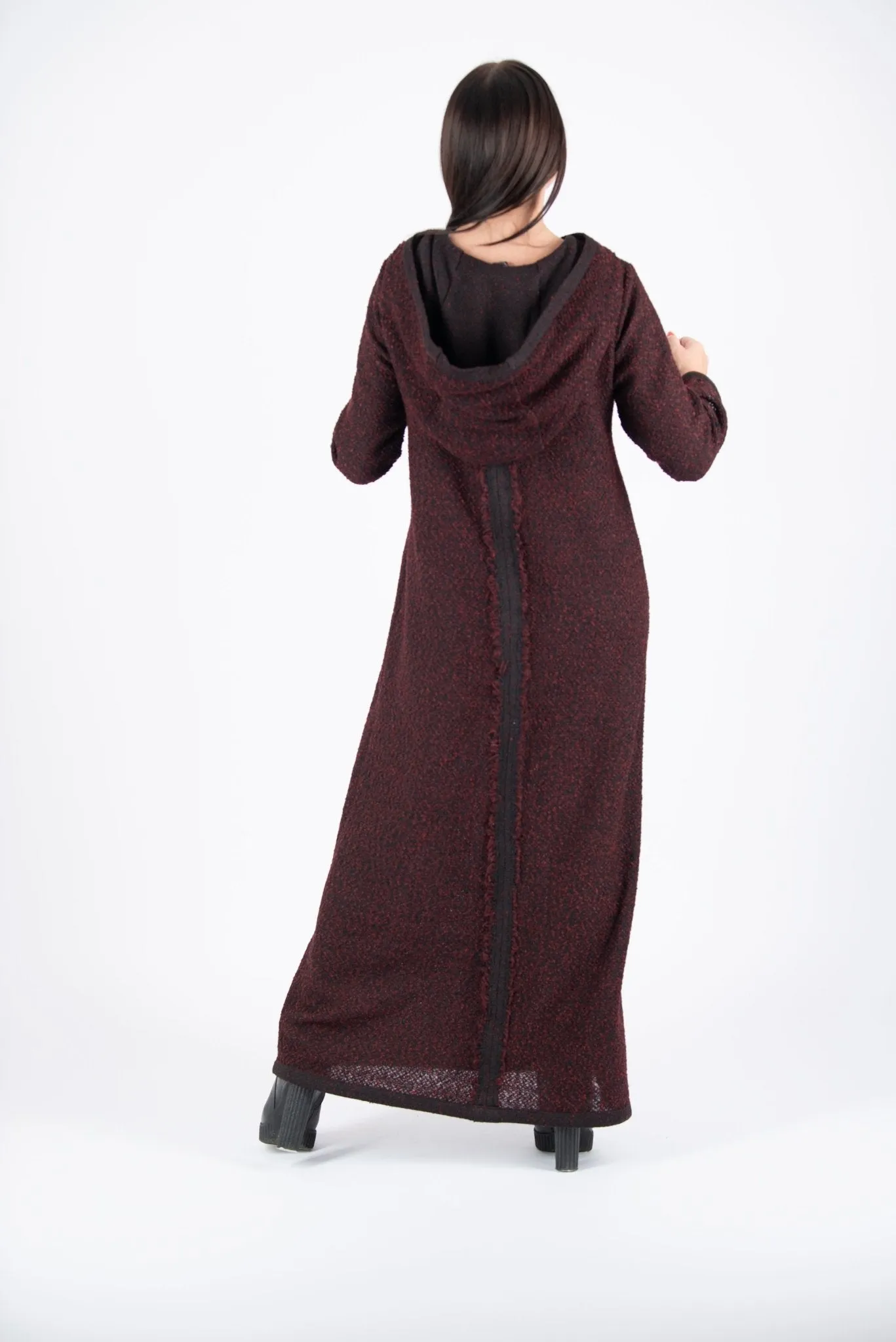 Hooded Knitted Dress LINDA