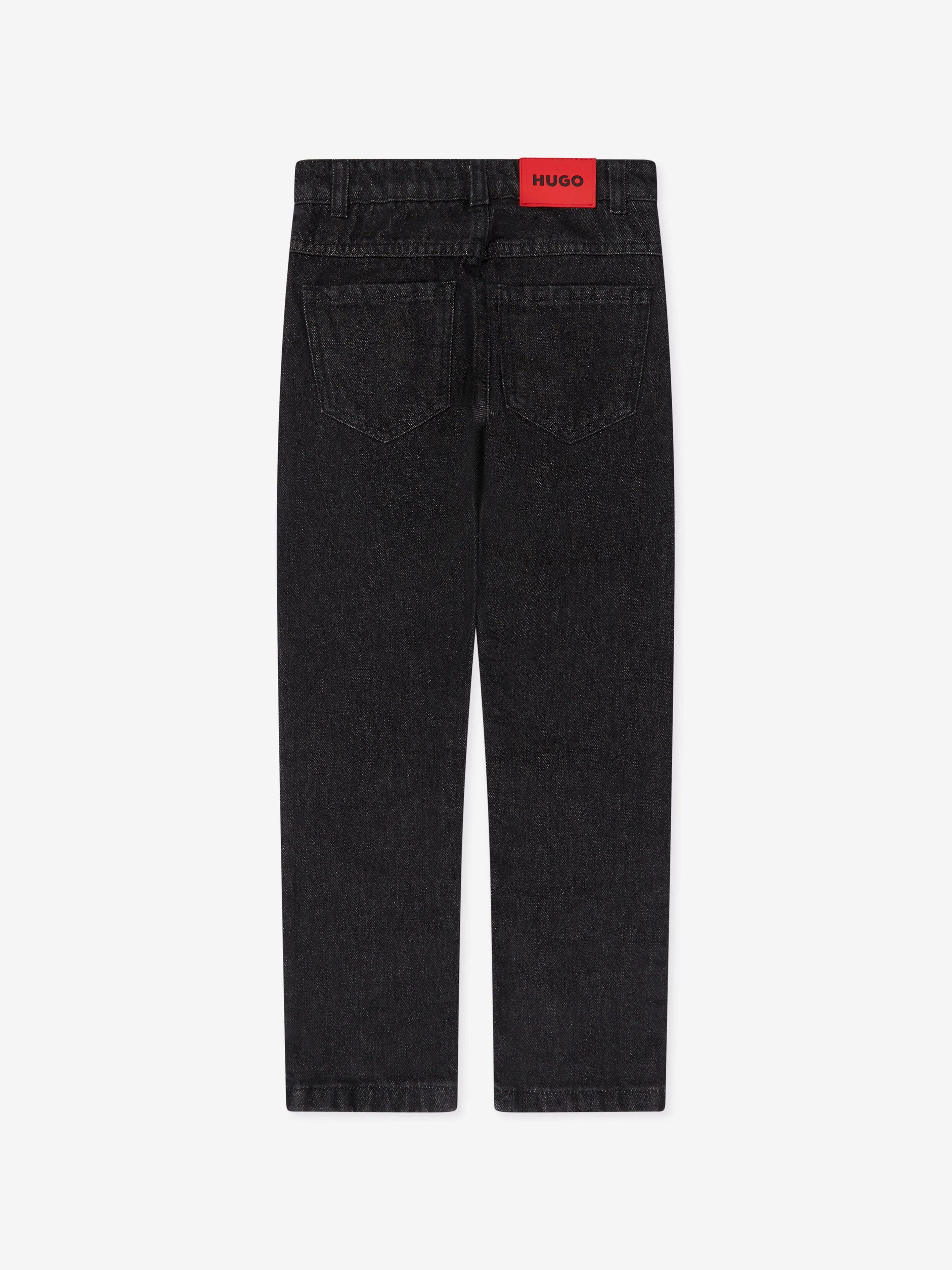 Hugo Boys Regular Fit Jeans in Black