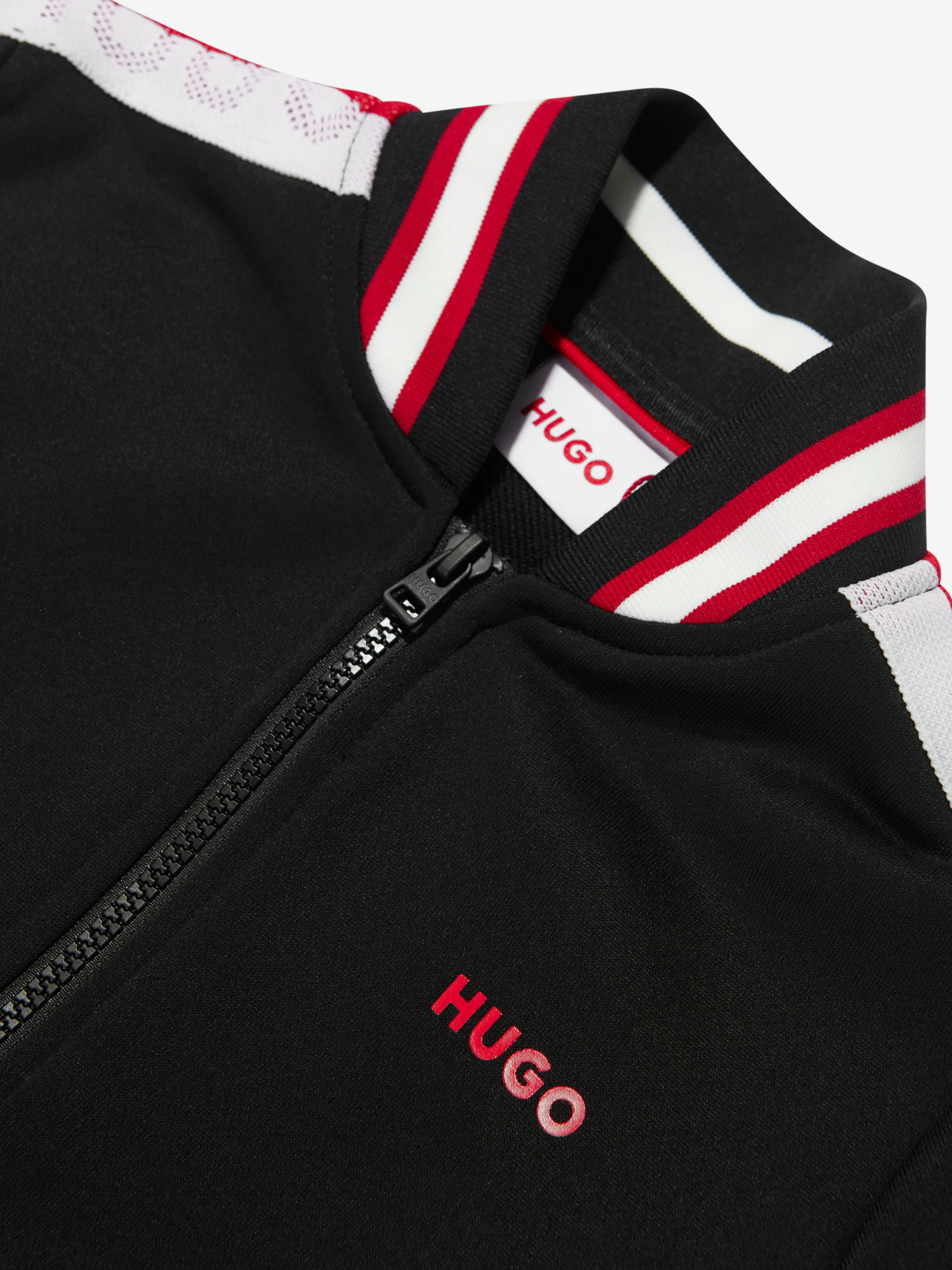 Hugo Boys Track Jacket in Black