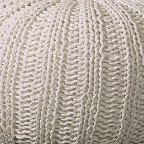 Hygge Knit LR08124 Pouf