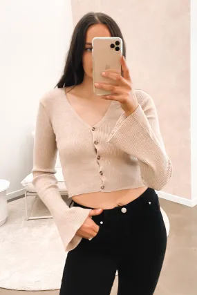 Jamie Knit Top Oatmeal