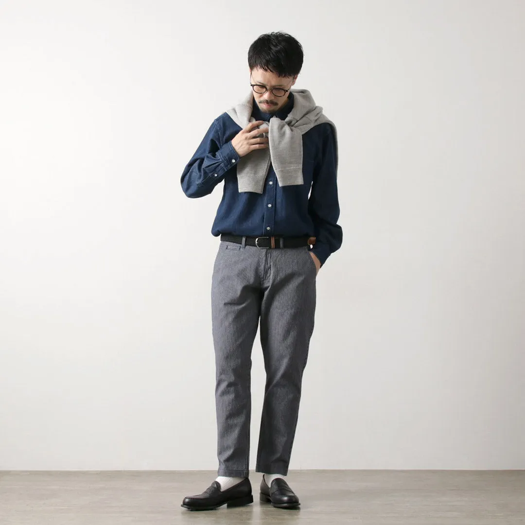 JAPAN BLUE JEANS / Wide Tapered Hickory Pants