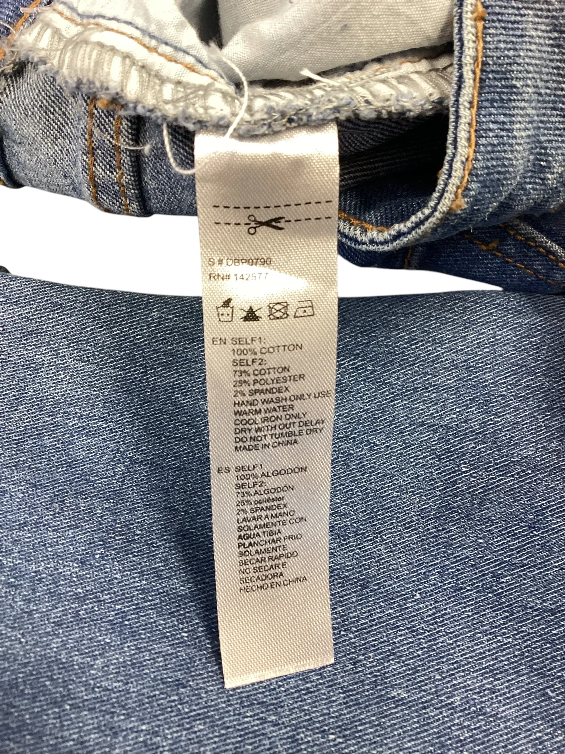 Jeans Straight By Clothes Mentor In Blue Denim, Size: 2