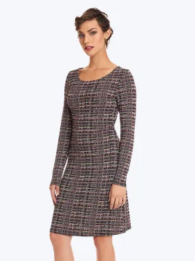 Joaquin French Knit Long Sleeve Ballet Dress - Final Sale