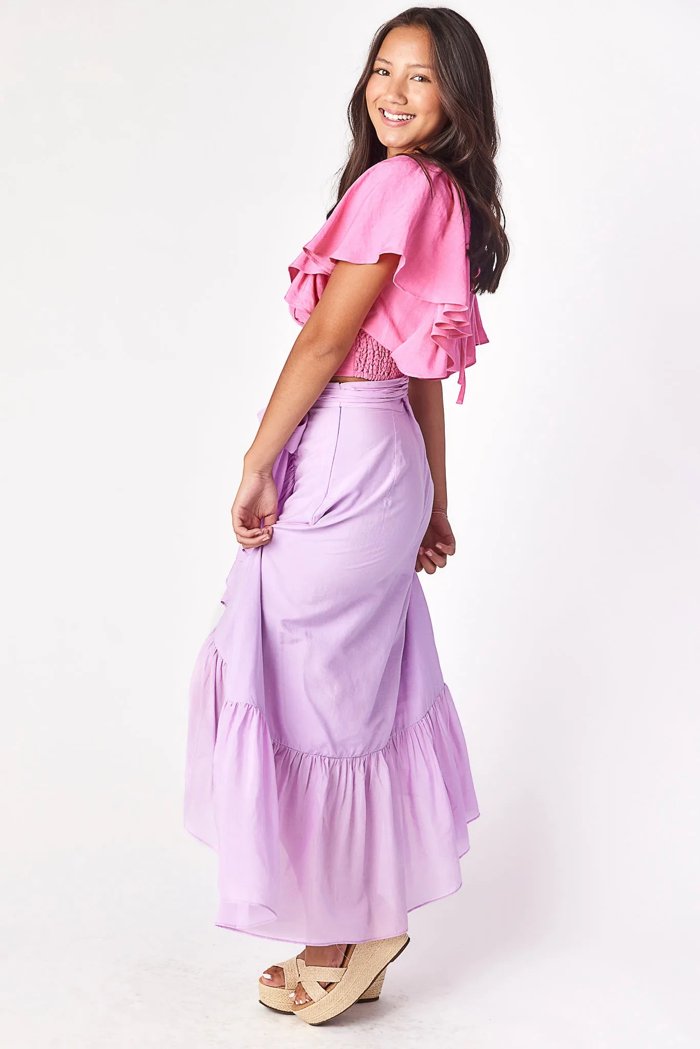 Josie Maxi Skirt Lavender