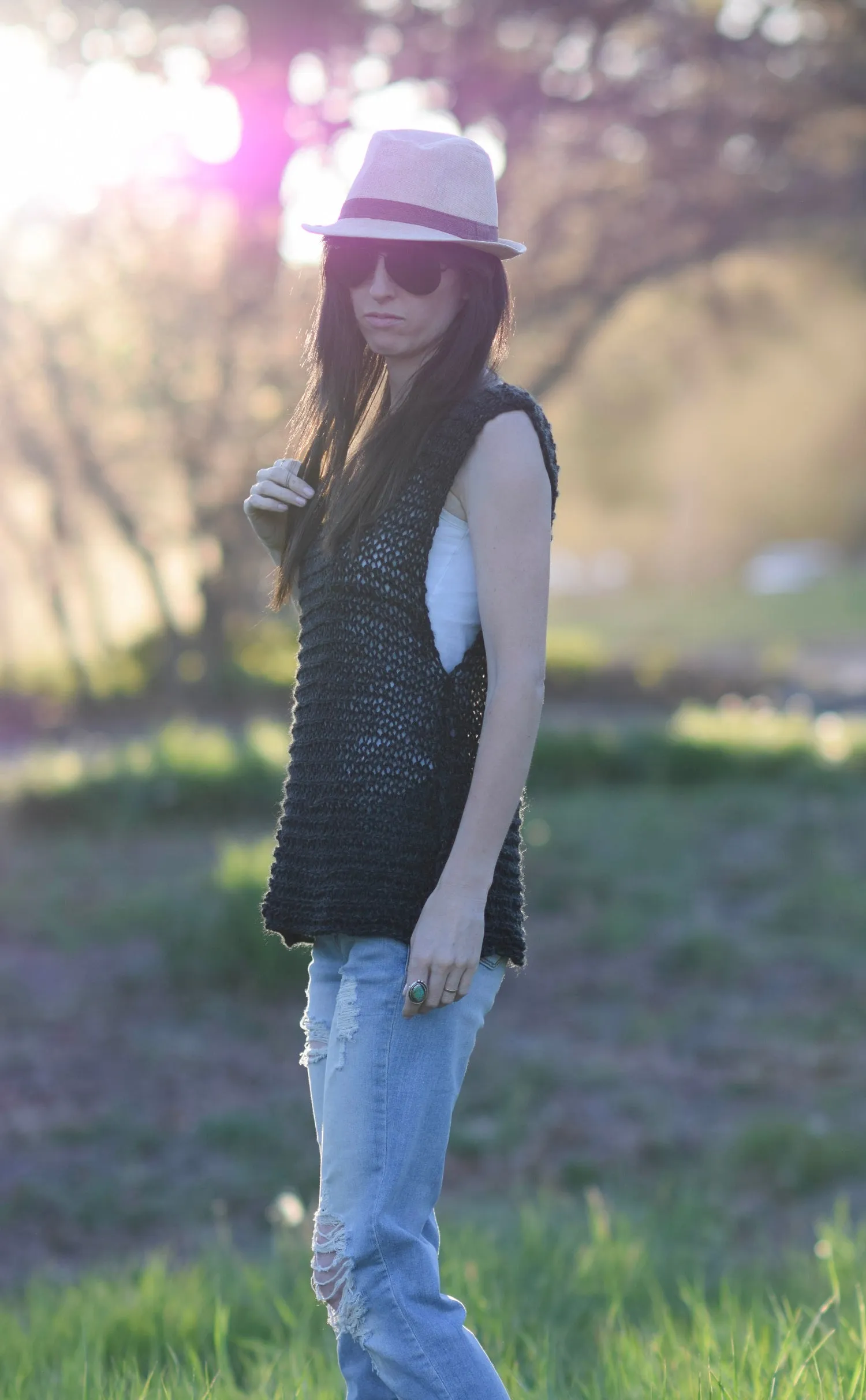 Knit Kit - Little Black Tank Top