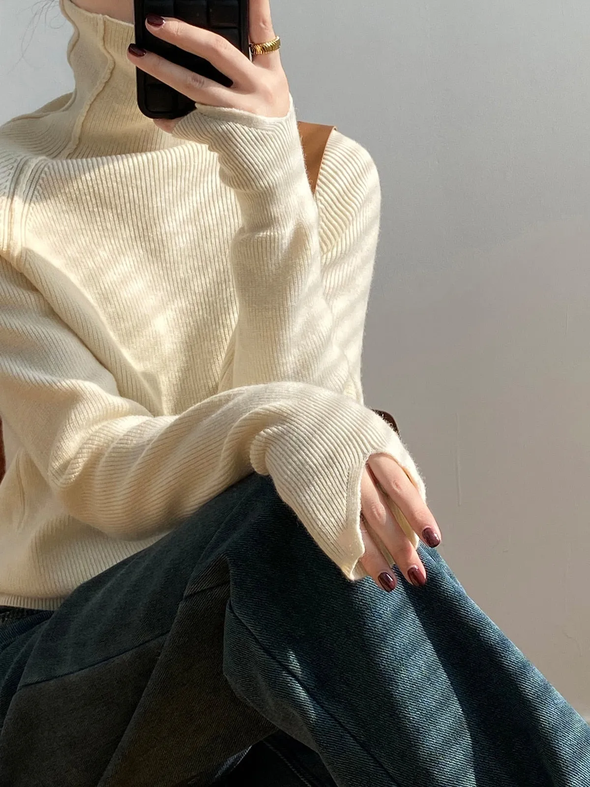 [Korean Style] 6 Color Basic Turtleneck Sweater