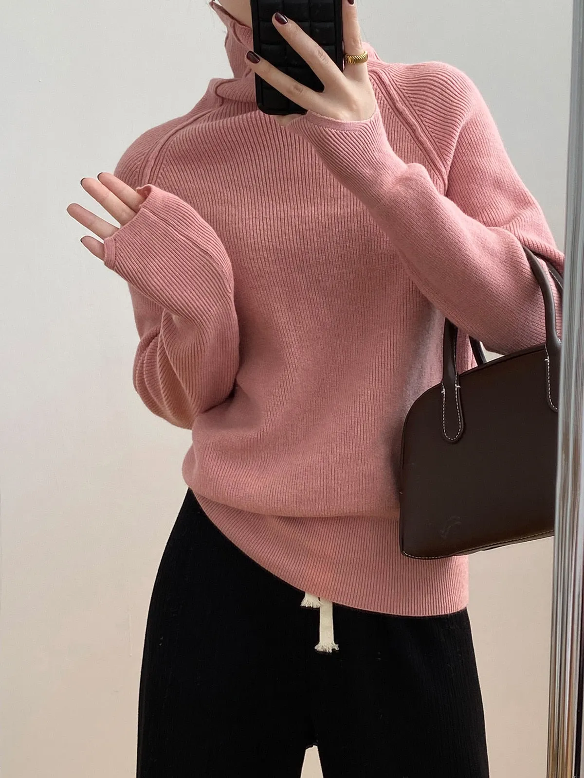 [Korean Style] 6 Color Basic Turtleneck Sweater