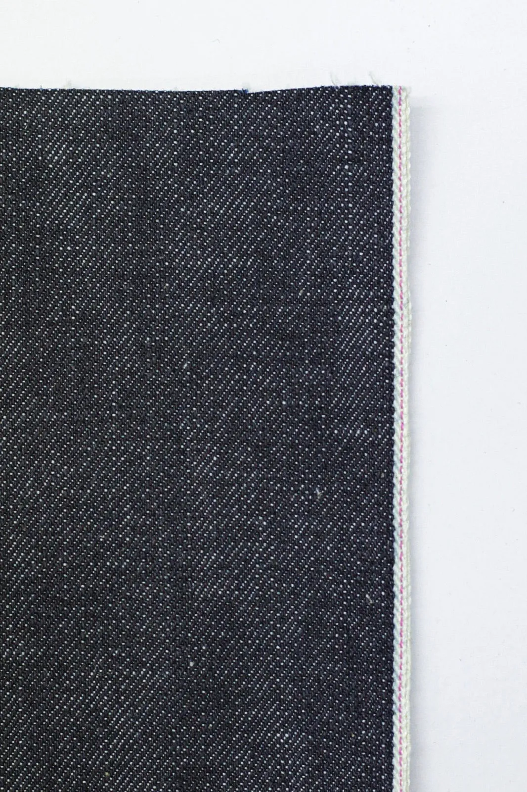 KUROKI SLUBBY AND HEAVY DEEP INDIGO PINK SELVEDGE *