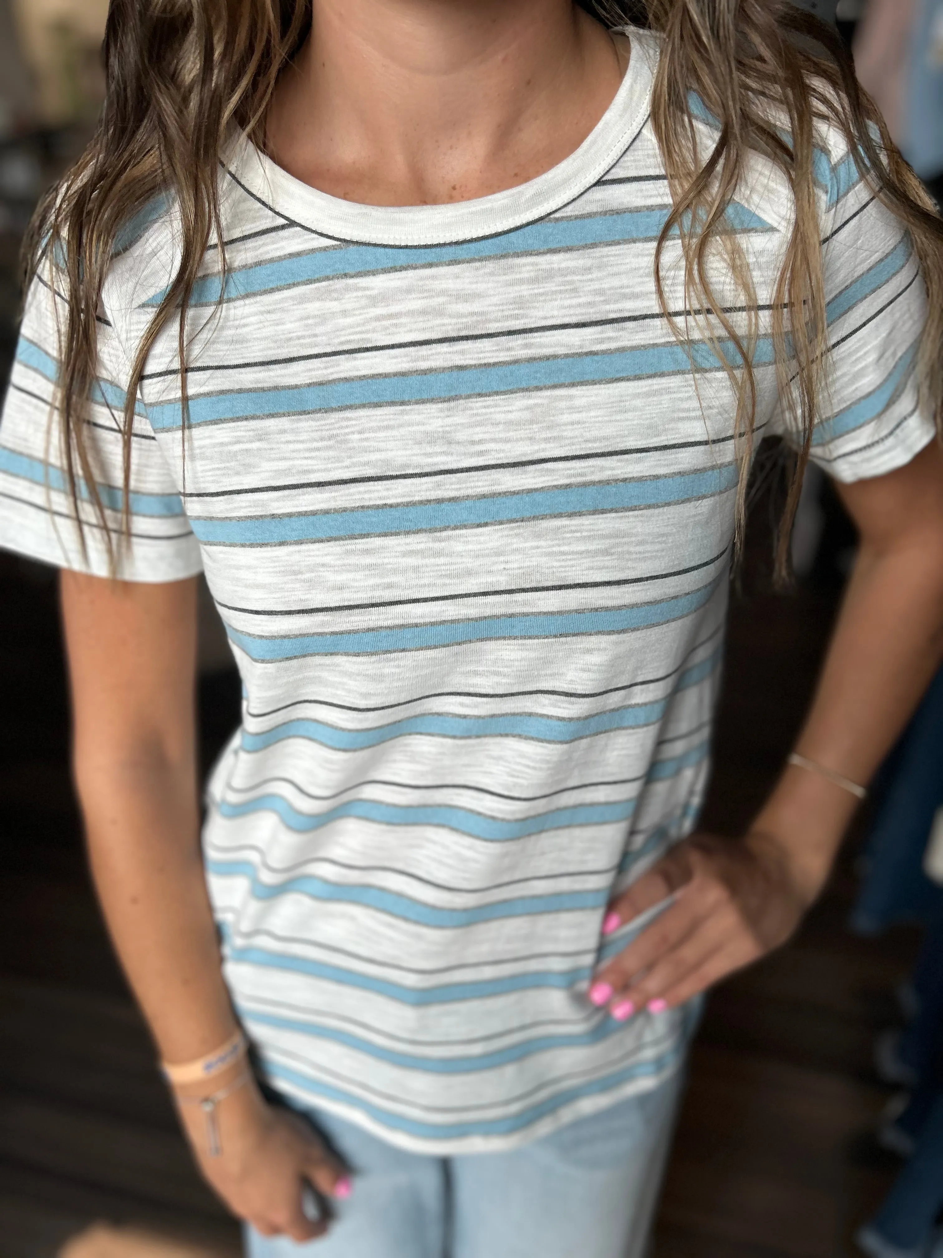 Lauren Striped Knit Top