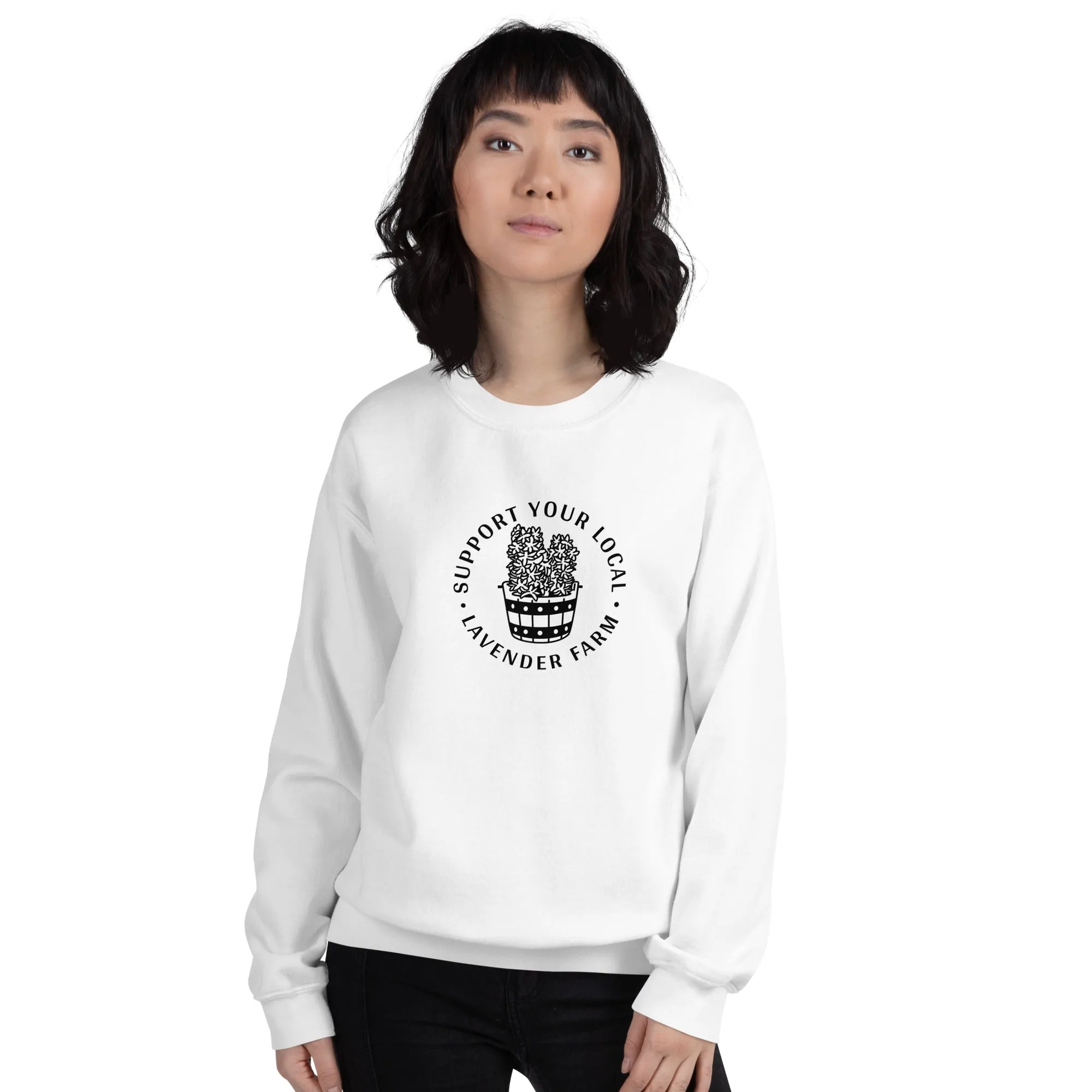 Lavender Farm | Unisex Sweatshirt | Animal Crossing