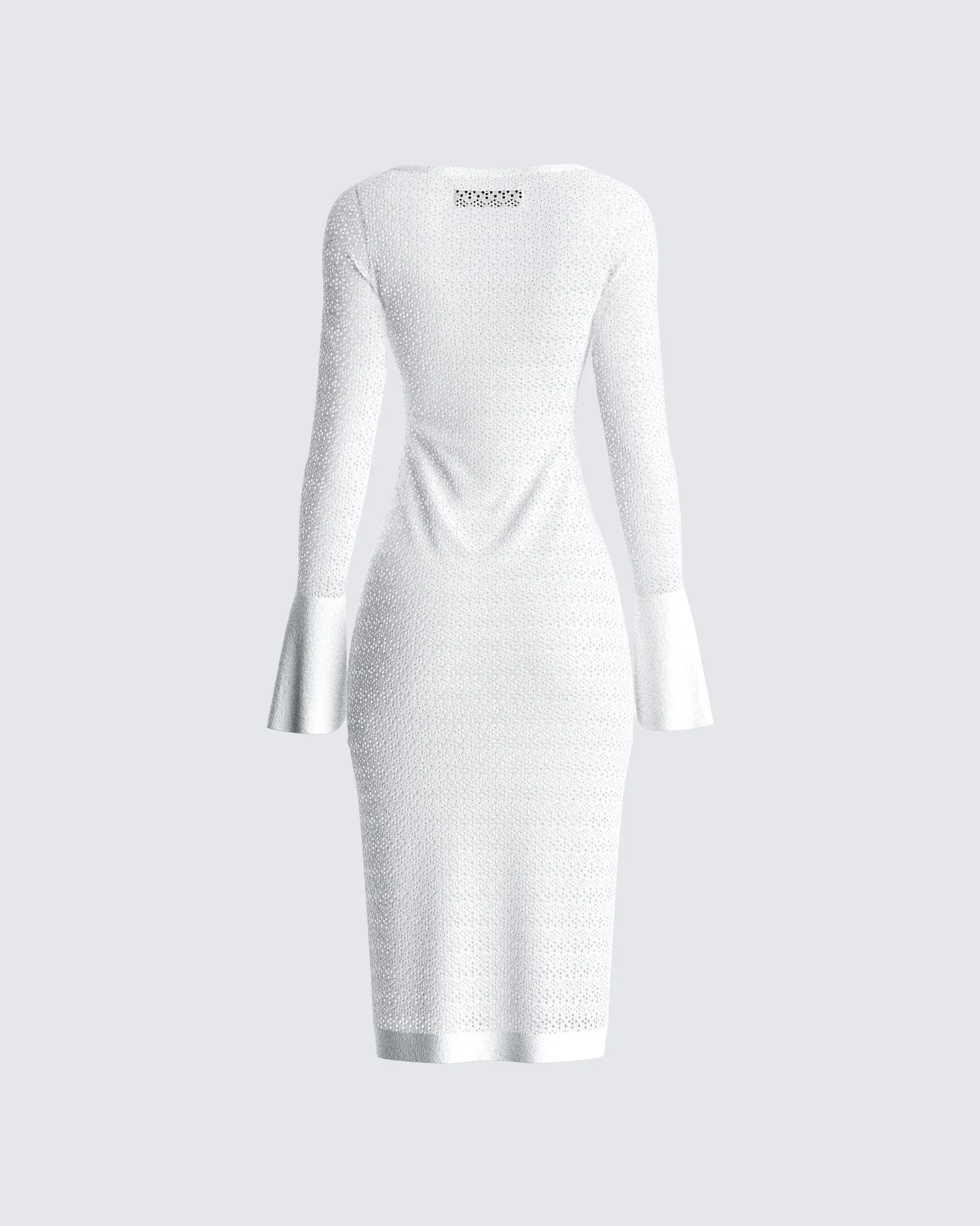 Letitia Ivory Sweater Midi Dress