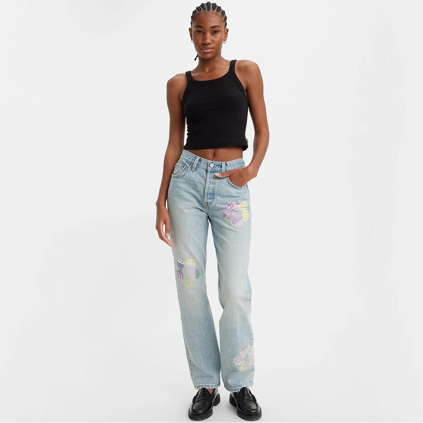 LEVI'S: 501s Special Edition Daisy Daze Patchwork