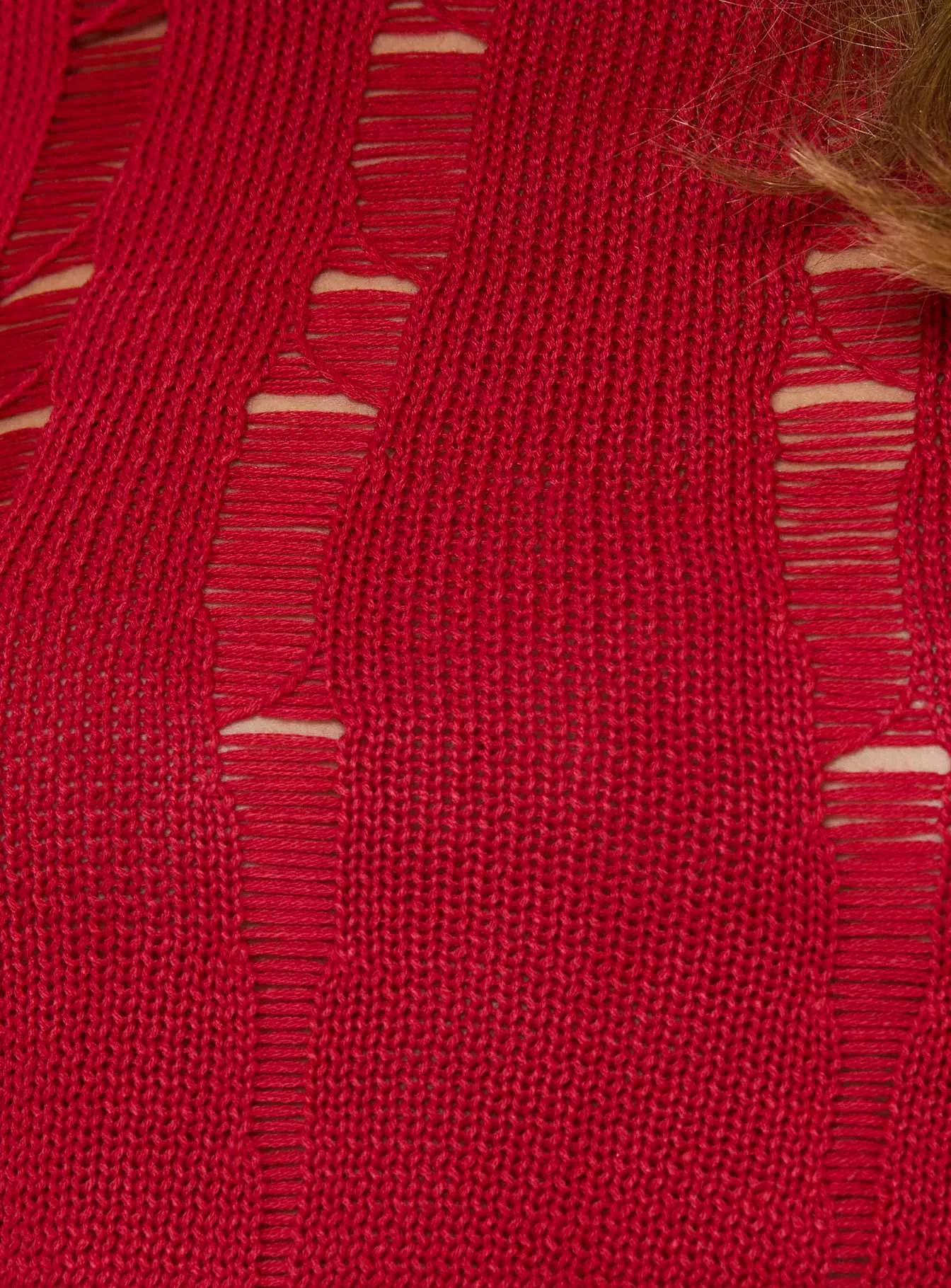 Lexer Knit Top Red