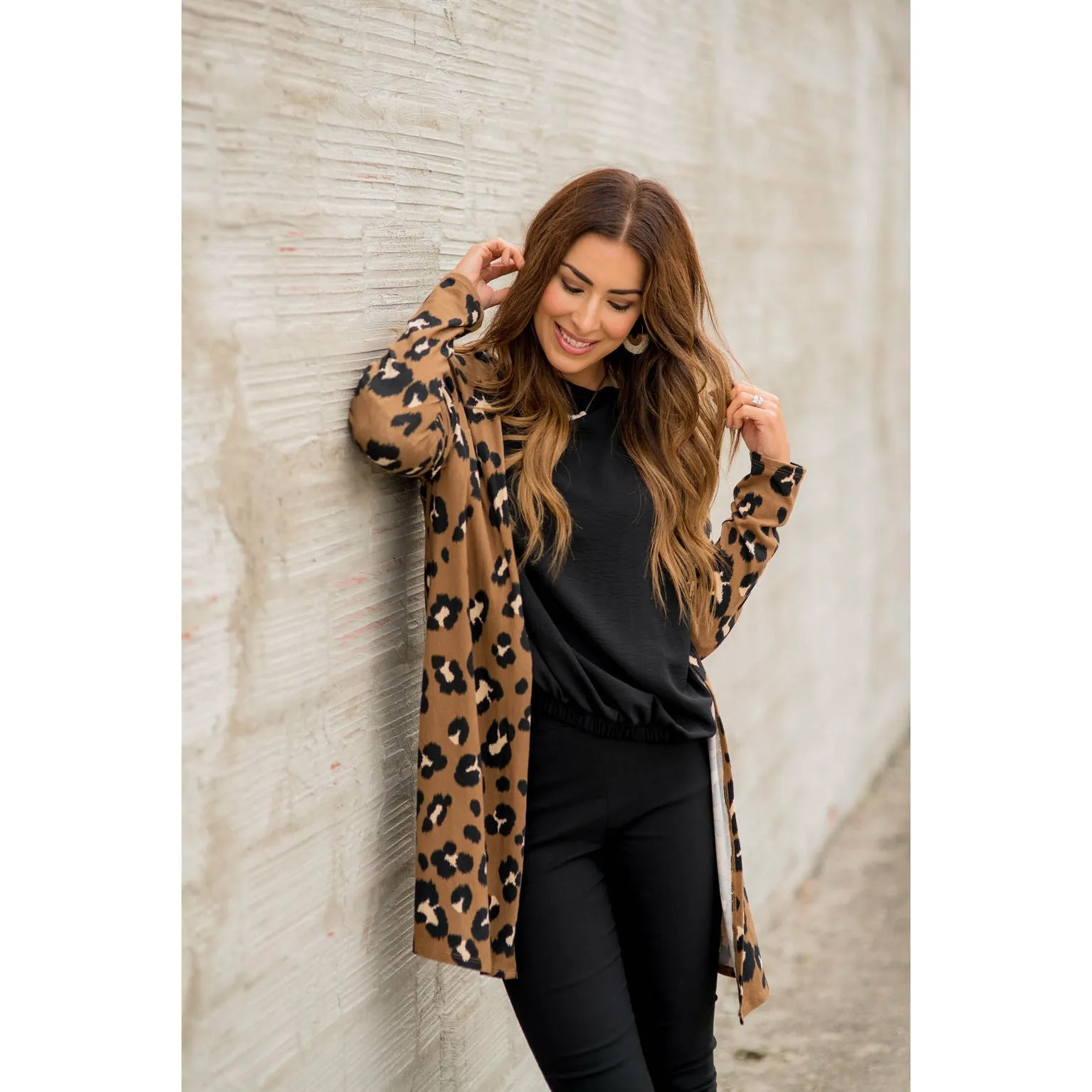 Lightweight Leopard Cardigan