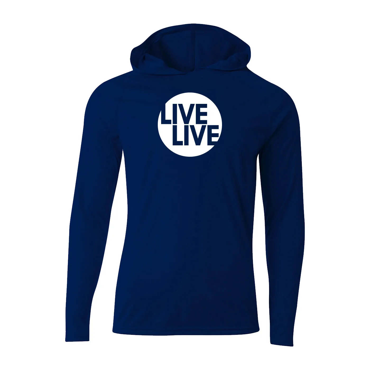 #LIVELIVE Performance Long Sleeve Hoodie